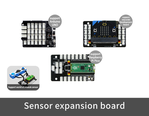 Yahboom Raspberry Pi Pico Sensor-Erweiterungs karte mit Servos tiften SPI seriell und IIC-Schnitts telle design für die Welt des Moduls