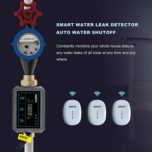 IMRITA Home <strong>Use</strong> Pipeline Leak <strong>Detection</strong> Smart Residential Water Leak Detector <strong>Sensor</strong> With Water Shut off Valve Alarm System