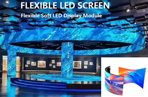 Display a LED flessibile a colori per interni esterni SMD a colori per interni con Display a LED a schermo flessibile pieghevole con Display a LED - Product Image 2