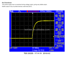 Twintex-fuente de alimentación programable, interfaz RS232, regulada, Digital Variable, 60V, 10A, 15A - Product Image 3