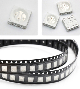 Çin fabrika 0.2W 5050 led diyot kırmızı yeşil mavi beyaz RGB RGBW adresli WS2812B rgb 5050 smd led veri sayfası - Product Image 6