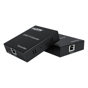 200M HDMI KVM扩展器，带1080P 60hz音频，通过IP 5e/6类以太网HDMI RJ45局域网以太网接收器和发射器 - Product Image 2