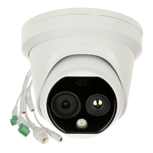 Hik Original DS-2TD1228-3/QA Exceção Temperatura Alarme Detecção De Fumar Algoritmo Câmera IP Bi-Spectrum Óptica Térmica