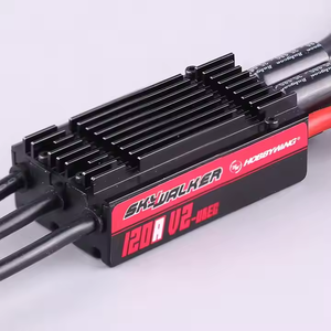 Hobbywing 120A V2ブラシレスESC RC Quadcopter Helicopter SkywalkerスピードコントローラーBEC/UBECプラスチック材料趣味