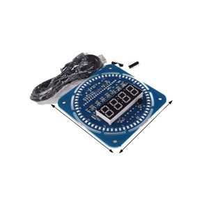 Rotating Patch LED Display Creative DS1302 <strong>Clock</strong> Electronic Watch Alarm <strong>Clock</strong> Temperature Display Alarm - Product Image 1