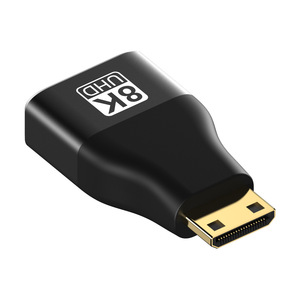 8k高清HDMI 2.1弯曲转换头电脑机顶盒电视转换接口适配器公对母