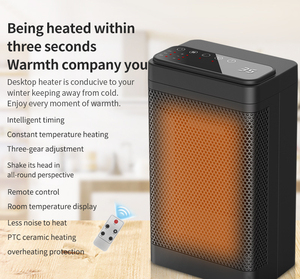 Riscaldamento silenzioso Mini Home Room Space termostato caldo riscaldatore elettrico telecomandato - Product Image 2