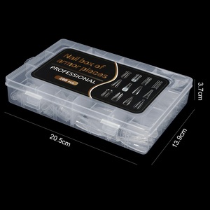 Professional Manufacturer Low <strong>Price</strong> Nail <strong>Tips</strong> Form Extension Quick Building Dual Form Nail System 288 Pcs/box Dual Nail Form - Product Image 1