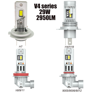 54W LED projektör arabalar için far 5500LM 6500k aydınlatma güçlü Canbus yeteneği aynı tasarım HID far modelleri için A4 A3 A1 - Product Image 6
