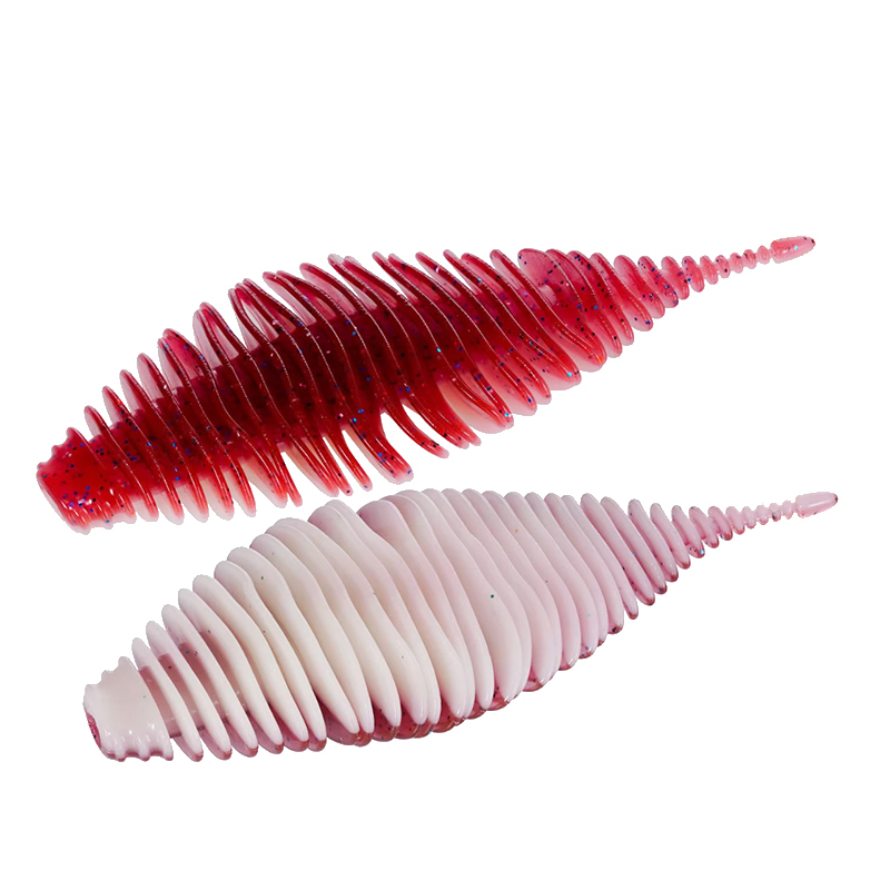 Large red and white two-tone 10cm-4 pcs per pack