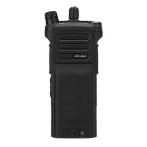 Hamgeek APX-8000 12 Wát VHF UHF Walkie Talkie Dual Band đài phát thanh (màu đen) duplex chế độ + Lập trình Cáp - Product Image 3