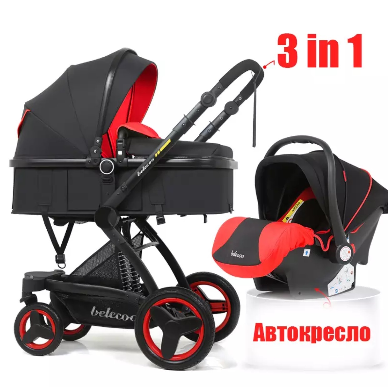 Negro y rojo