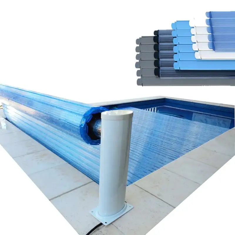 Coperture per piscine elettriche con rullo di copertura automatico della piscina