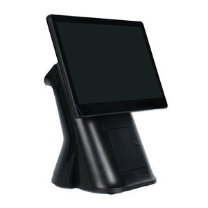 Nuevo modelo 15,6 ''+ 11,6'' Solución completa en blanco y negro Sistemas de máquina Pos de escritorio de doble pantalla para restaurante Overbook - Product Image 3