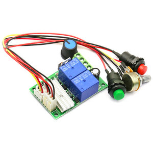 DC 6V 12V 24V PWM DC regolatore di velocità del motore in avanti e indietro attuatore controller di velocità regolabile - Product Image 1