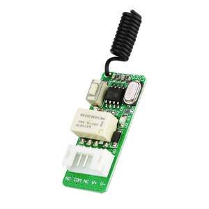 Universal 12V 2A DC ASK RF Mini-Relais-Fernbedienung 1CH Wireless-Fernbedienung empfänger modul 315/433 MHz für LED-Licht - Product Image 1