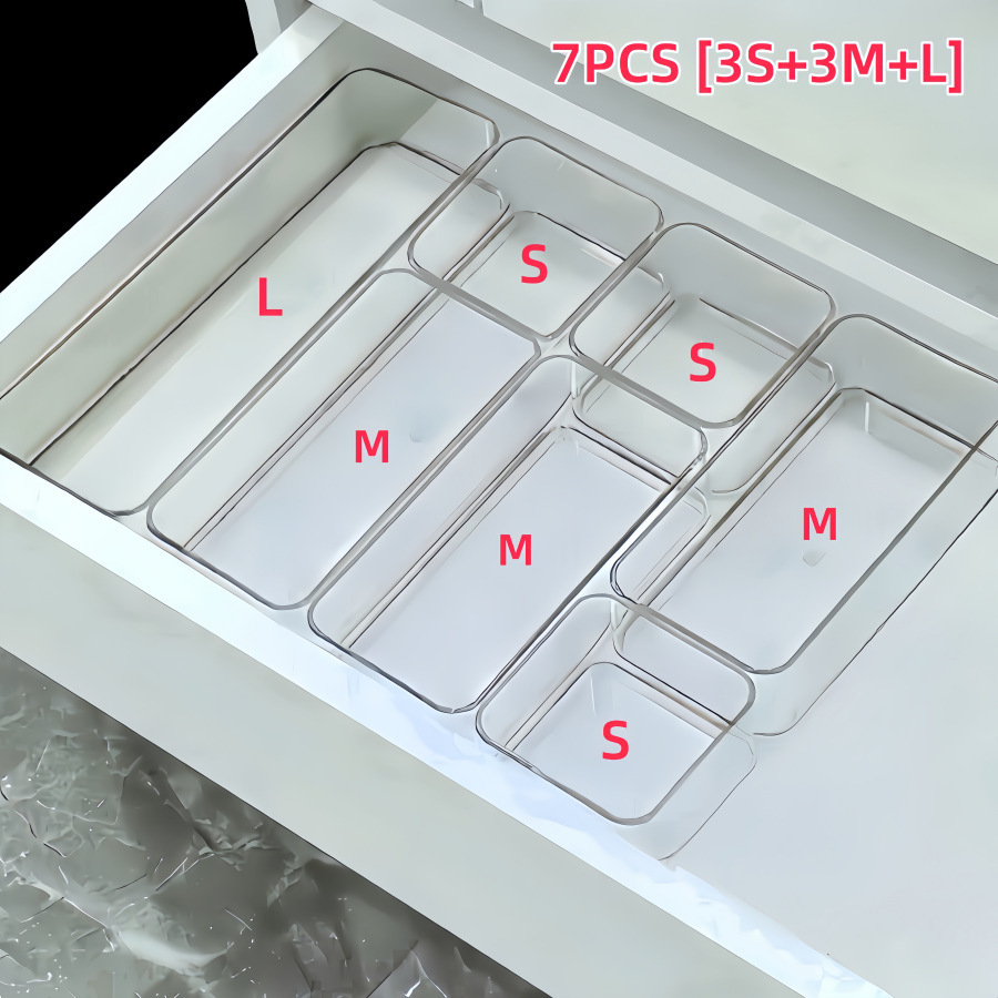Transparent 7-piece set (3S3ML)