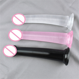 Lesbian Transparent Plastic Multi Size Dildo Underwear Realistic Penis Strap Dildo Strap Homosexual <strong>Sex</strong> Toy