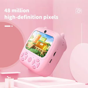 Cámara de doble lente para niños de dibujos animados bonitos de alta calidad 2,4 pantalla IPS función de impresión instantánea térmica Sensor de imagen CMOS 1 año - Product Image 6