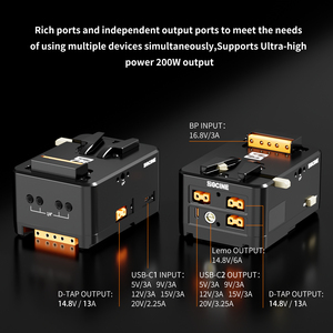 ZGCINE VM-HS1 Hot Swap 50WH Built-in Battery V Mount Battery Plate with PD <strong>Input</strong> and <strong>Output</strong> for Film - Product Image 5