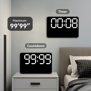 Chất lượng cao lớn Bảng điều chỉnh mất trí nhớ mô hình lancent Thêm lớn xe nghệ thuật Trung Quốc chữ số đồng hồ điện tử LED ánh sáng đồng hồ cho tường - Product Image 3