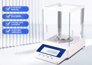 Оптовая продажа, цифровые 304 Высокоточные Стеклянные Крышки 300 г/3000 г 0,01 многофункциональные Электрические Лабораторные лабораторные весы для анализа - Product Image 2