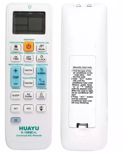 HUAYU K-1089E + L yüksek kalite evrensel A/C tüm marka akıllı klima için uzaktan kumanda - Product Image 1