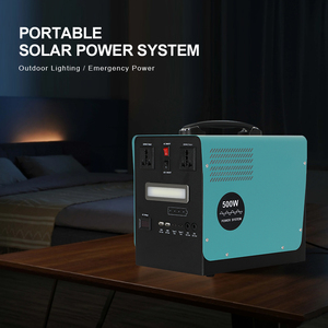 Sistema de almacenamiento solar pequeño de uso doméstico de alta calidad con salida de CA 0.5KW 1KW 1.5KW Sistema de energía solar