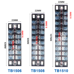 TBシリーズ端子電流端子台25Aコネクタ端子台ネジ端子台 - Product Image 3