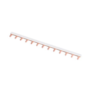 1P 13 C45 <strong>Busbar</strong> with PVC Insulating Pin <strong>Type</strong> Terminal Block for Circuit Breakers Copper Material - Product Image 1