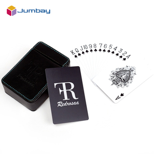 Op Maat Gemaakte Standaard Us Jumbo <span class=keywords><strong>Index</strong></span> <span class=keywords><strong>4</strong></span> Kleur Dek Arabia Baloot Duurzaam Plastic Copeg Linnen Afwerking Poker Speelkaarten - Product Image 4