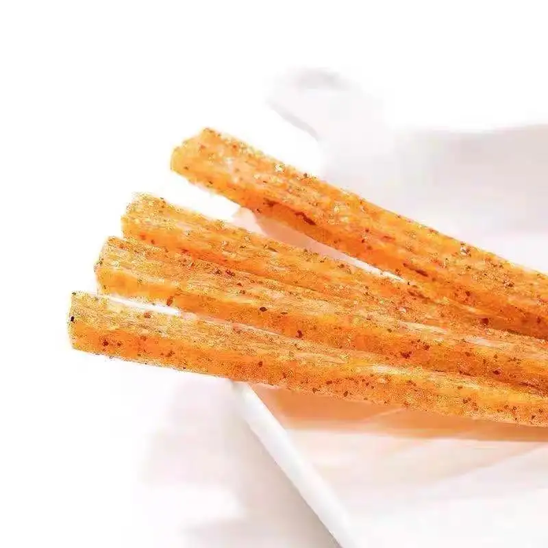 Office casual spicy snacks Chinese traditional instant big gluten spicy strips Weilong Seasoned Noodle Products