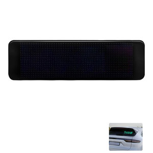Display dinamico del pannello a LED con occhi diavoli per auto luce flessibile per parabrezza intelligente messaggio a scorrimento morbido - Product Image 1