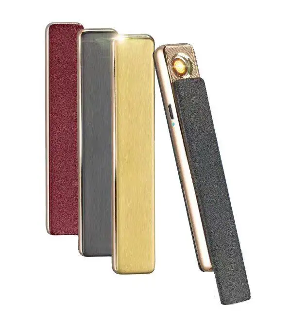 Factory Supply Flameless Watch Lighter Metal Smart Electronic Rechargeable USB Lighter