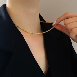 The New and Fashionable Steel Cauliflower <strong>Chain</strong> That Does Not Fade Has a Simple, Versatile and High-end Design - Product Image 3