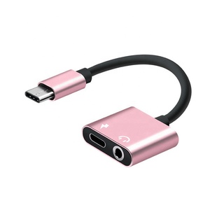 Type-c OTG aux适配器usb type -c充电和听音乐2in1适配器 - Product Image 2