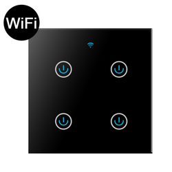 WiFi Black 4Gang
