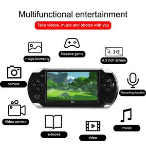 Handheld-Spiele konsole 4,3 Zoll nostalgisches tragbares Retro-Mini-Arcade-Spiel mit integrierten 10000 Spielen und Rückfahr kamera - Product Image 3