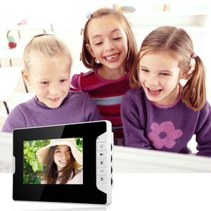 المصنع مباشرة 7 بوصة الفيديو باب الهاتف نظام الاتصال الداخلي بجرس الباب كيت مع 1 كاميرا تعمل بالأشعة فوق الحمراء 1-مراقبة للرؤية الليلية - Product Image 6