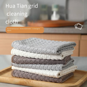 Multi-functional Large Coffee Specific Absorbent Quick Dry Cleaning Cloth <strong>Big</strong> Waffle Grid Design Kitchen <strong>Towel</strong> - Product Image 2