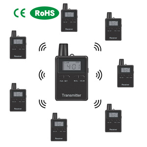 Auriculares inalámbricos con certificación CE, sistema de audio y guía, transmisor y receptor, sistema de comunicación para viajes Hajj - Product Image 2