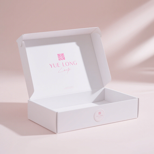 豪华定制纸板礼品邮寄邮件箱瓦楞纸包装纸板箱带纸礼品袋 - Product Image 1