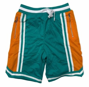 KY Mesh Shorts <strong>Custom</strong> 5 Inch Inseam Zippered Pocket Stripe <strong>Elastic</strong> <strong>String</strong> Color Block Shorts - Product Image 3