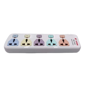 Rainbow Color Electrical <strong>Multi</strong> Switch <strong>Socket</strong> <strong>3</strong> Plug Power Outlet Extension <strong>Socket</strong> - Product Image 6
