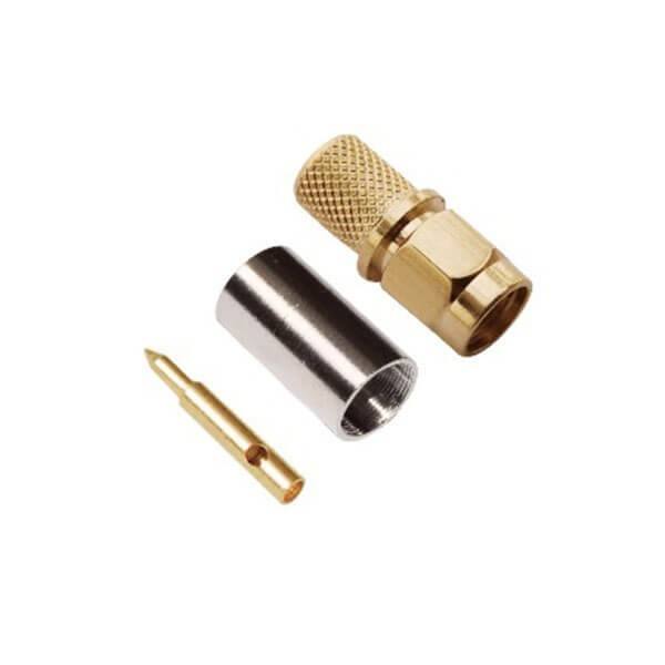 Connecteur SMA mâle à sertir pour RG6 RG59