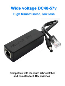 48V <strong>Input</strong> 12V <strong>1</strong>.2A <strong>Output</strong> with IEEE802.3af/at Active Power Over Ethernet Adapter PoE <strong>Splitter</strong> for CCTV Camera - Product Image 4