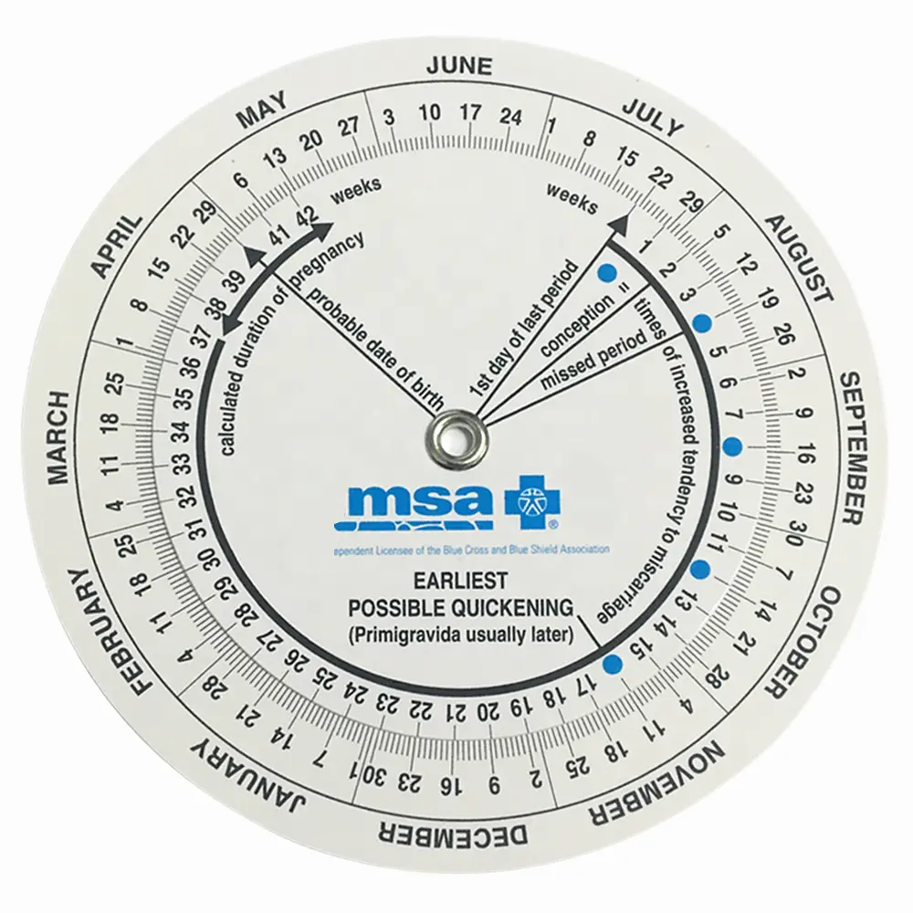 جولة شكل الرسم البياني الطبي الحمل تاريخ الاستحقاق تاريخ التقويم حاسبة عجلة الرسوم البيانية