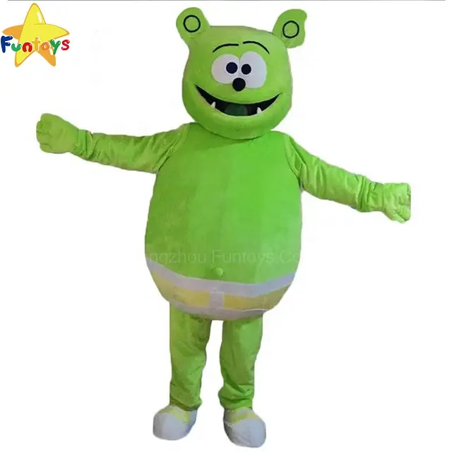 Funtoys Verde Gummy Bear Personaggio Dei Cartoni Animati della mascotte costumi per adulti