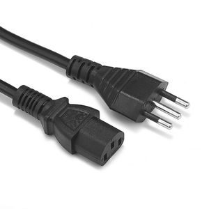 1.5m 0.75mm2 İtalya IT IEC C13 güç kablosu projektör PC bilgisayar monitör LG TV ve CD çalar güç için Epson yazıcı  uzatma kablosu" - Product Image 1
