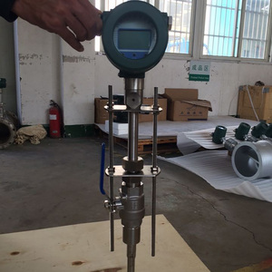 Caudalímetro másico de gas térmico enchufable Medidor de flujo de gas natural con salida de pulso RS485 de 4-20mA - Product Image 6